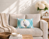Cockatoo Indoor/Outdoor Reversible Rectangular Pillow