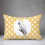 Cockatoo Indoor/Outdoor Reversible Rectangular Pillow