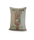 Coffee Bean Bag Faux Linen Lumber Pillow