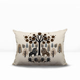 Comas Lion Reversible Indoor/Outdoor Rectangular Pillow