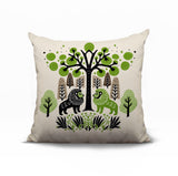 Comas Lion Reversible Indoor/Outdoor Square Pillow