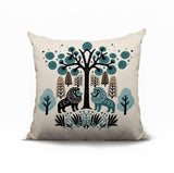 Comas Lion Reversible Indoor/Outdoor Square Pillow