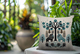 Comas Lion Reversible Indoor/Outdoor Rectangular Pillow