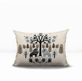 Comas Lion Reversible Indoor/Outdoor Rectangular Pillow