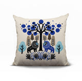 Comas Lion Reversible Indoor/Outdoor Square Pillow