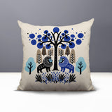 Comas Lion Reversible Indoor/Outdoor Square Pillow