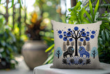 Comas Lion Reversible Indoor/Outdoor Rectangular Pillow
