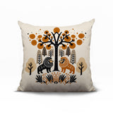Comas Lion Reversible Indoor/Outdoor Square Pillow