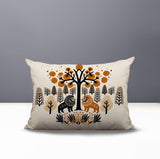Comas Lion Reversible Indoor/Outdoor Rectangular Pillow