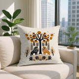 Comas Lion Reversible Indoor/Outdoor Rectangular Pillow