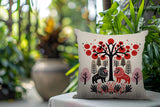 Comas Lion Reversible Indoor/Outdoor Rectangular Pillow