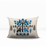 Comas Lion Reversible Indoor/Outdoor Rectangular Pillow