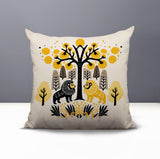 Comas Lion Reversible Indoor/Outdoor Square Pillow