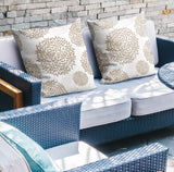 Confetti Floral Reversible Indoor/Outdoor Square Pillow