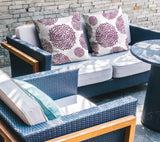 Confetti Floral Reversible Indoor/Outdoor Square Pillow