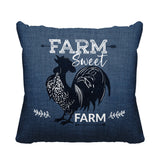 Cooper Outdoor Reversible Throw Square Pillow