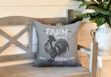 Cooper Outdoor Reversible Throw Square Pillow