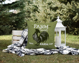 Cooper Outdoor Reversible Throw Square Pillow