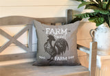Cooper Outdoor Reversible Throw Square Pillow