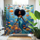 Coralia Shower Curtain in Black - view 3