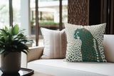 Cori Leopard Faux Suede Square Indoor Pillow