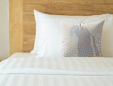 Cori Leopard Faux Suede Square Indoor Pillow