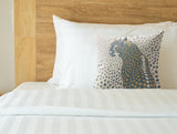 Cori Leopard Faux Suede Square Indoor Pillow