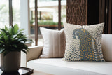 Cori Leopard Faux Suede Square Indoor Pillow