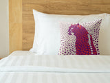 Cori Leopard Faux Suede Square Indoor Pillow