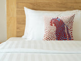 Cori Leopard Faux Suede Square Indoor Pillow