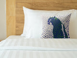 Cori Leopard Faux Suede Square Indoor Pillow