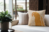 Cori Leopard Faux Suede Square Indoor Pillow