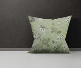 Cosette Bird Reversible Indoor/Outdoor Square Pillow