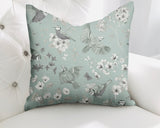 Cosette Bird Reversible Indoor/Outdoor Square Pillow
