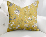 Cosette Bird Reversible Indoor/Outdoor Square Pillow