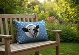 Cow Indoor/Outdoor Reversible Rectangular Pillow