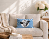 Cow Indoor/Outdoor Reversible Rectangular Pillow