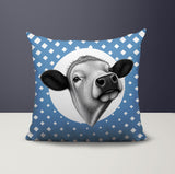 Cow Indoor/Outdoor Reversible Square Pillow
