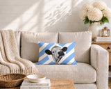 Cow Indoor/Outdoor Reversible Rectangular Pillow