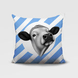 Cow Indoor/Outdoor Reversible Square Pillow