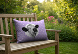 Cow Indoor/Outdoor Reversible Rectangular Pillow