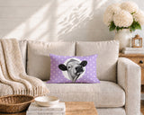 Cow Indoor/Outdoor Reversible Rectangular Pillow