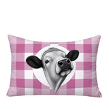 Cow Indoor/Outdoor Reversible Rectangular Pillow
