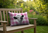 Cow Indoor/Outdoor Reversible Rectangular Pillow
