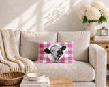 Cow Indoor/Outdoor Reversible Rectangular Pillow