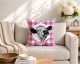 Cow Indoor/Outdoor Reversible Square Pillow