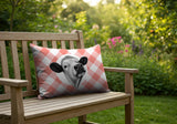 Cow Indoor/Outdoor Reversible Rectangular Pillow