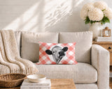 Cow Indoor/Outdoor Reversible Rectangular Pillow