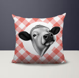 Cow Indoor/Outdoor Reversible Square Pillow