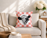 Cow Indoor/Outdoor Reversible Square Pillow